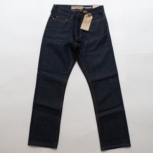 Dark Wash Slim Straight Fit Jeans